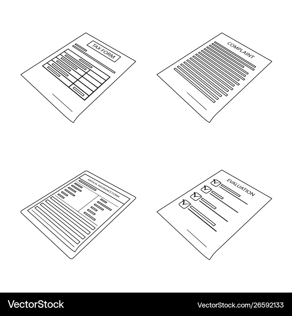 Isolated object business and id symbol set Isolated object business and id symbol set vector image