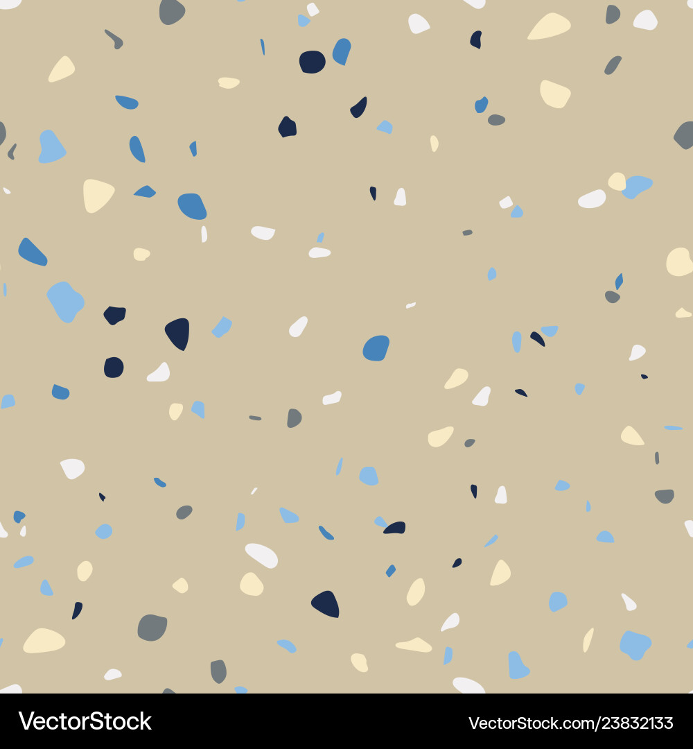 Terrazzo colorful seamless pattern abstract repeat Terrazzo colorful seamless pattern abstract repeat vector image