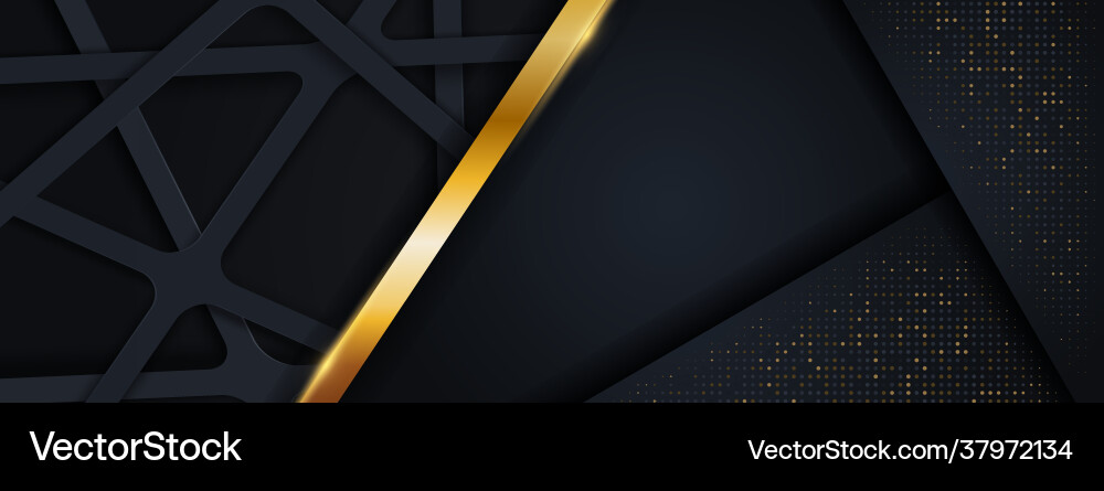 Abstract dark background with geometric shape Vector Image