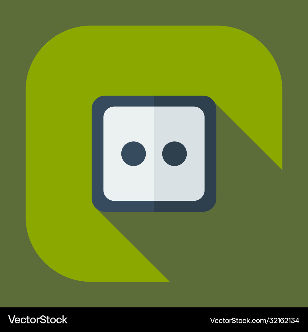 Flat modern design with shadow icons button Flat modern design with shadow icons button vector image