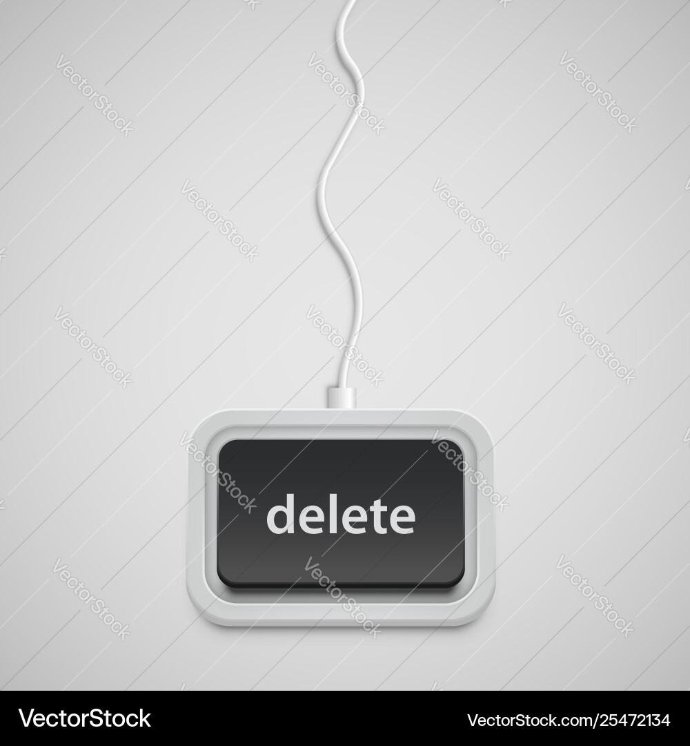 Simplified keyboard with one word only Simplified keyboard with one word only vector image