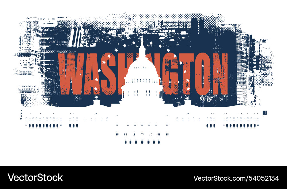 Us capitol building in washington dc Us capitol building in washington dc vector image