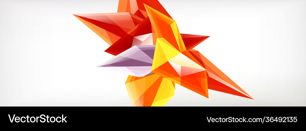 3d triangles and pyramids abstract 3d triangles and pyramids abstract vector image