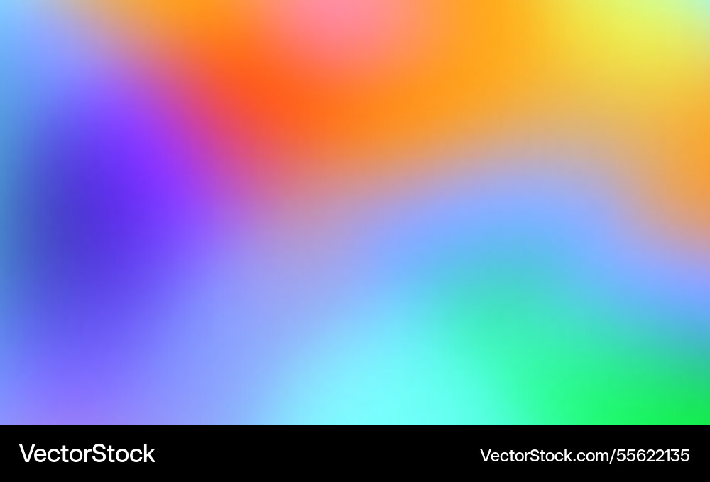 An abstract colorful gradient background perfectly vector image