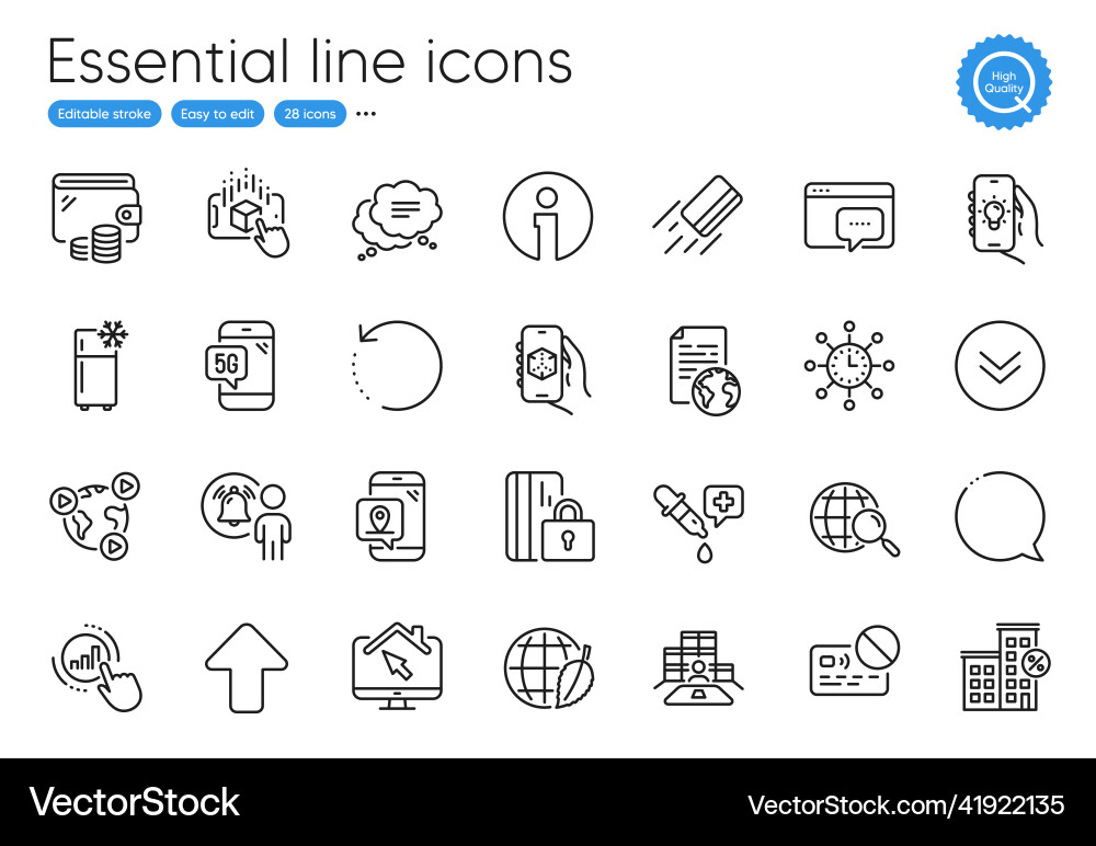 Diagramm scrollen nach unten und Geldbörse Linie Icons Diagramm scrollen nach unten und Geldbörse Linie Icons vektorbild