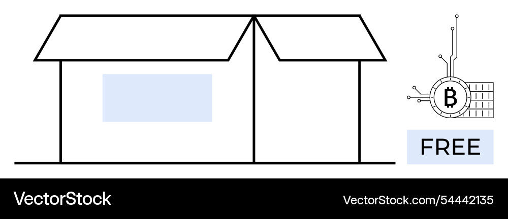 Digital currency and blockchain concept Digital currency and blockchain concept vector image