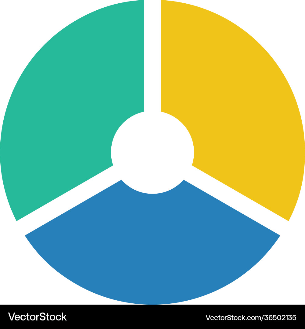 Pie chart icon graph diagram symbol for big data Pie chart icon graph diagram symbol for big data vector image