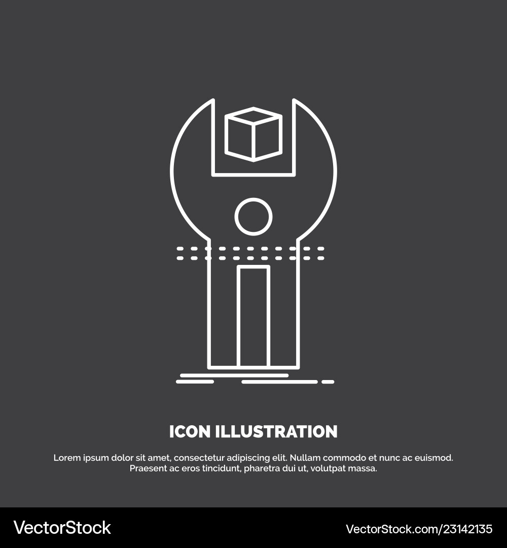 Sdk app development kit programming icon line Sdk app development kit programming icon line vector image