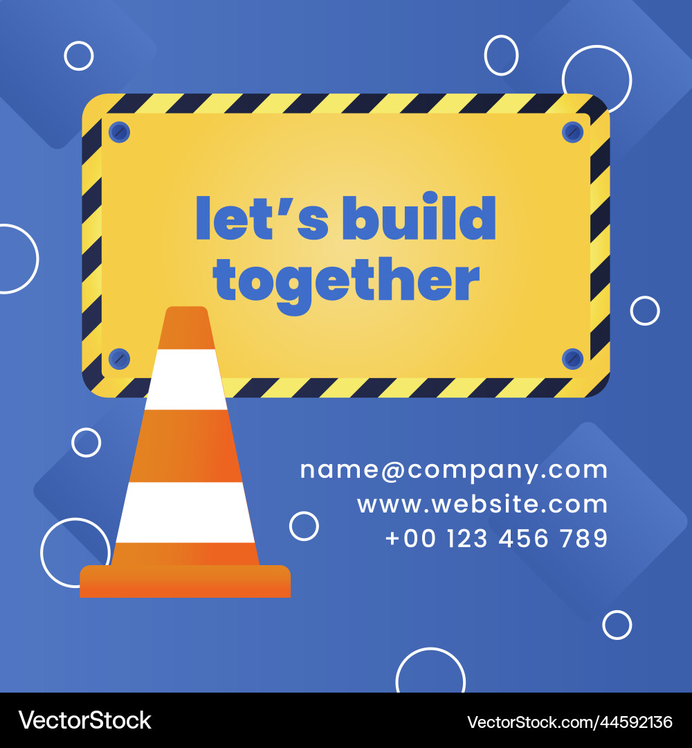 Gradient construction posts Gradient construction posts vector image