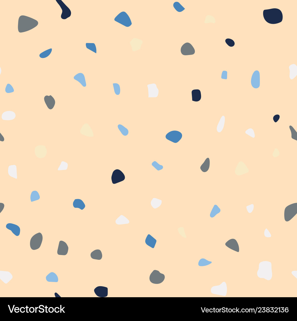 Terrazzo colorful seamless pattern abstract repeat Terrazzo colorful seamless pattern abstract repeat vector image
