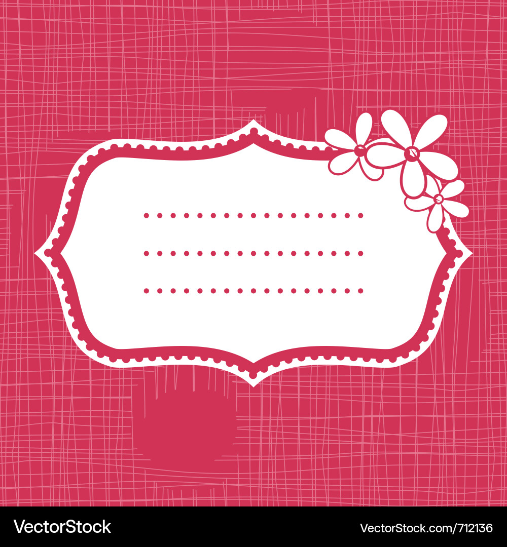 Vintage Parchment Frame Vector Image