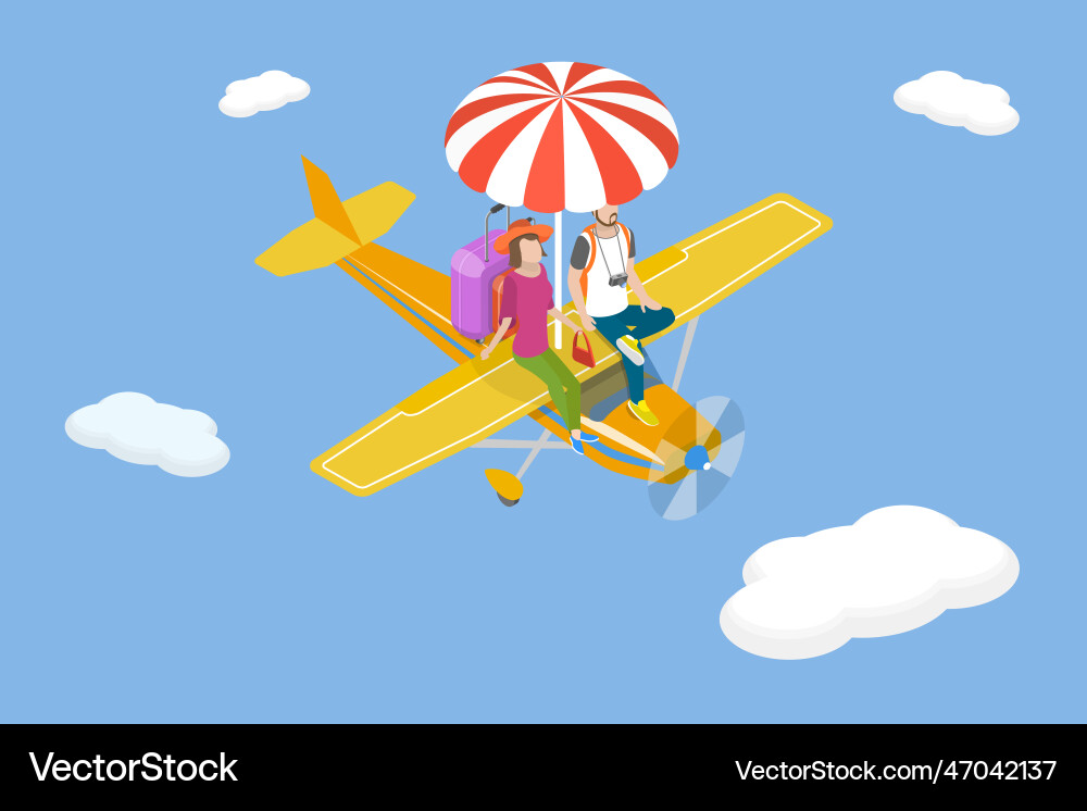 3d isometric flat conceptual Royalty Free Vector Image