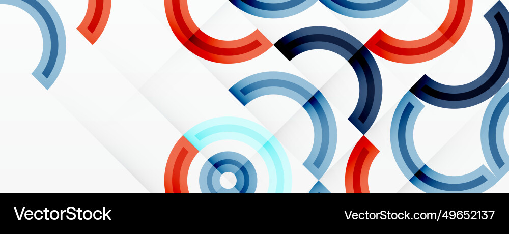 Circles are arranged in a grid pattern abstract Circles are arranged in a grid pattern abstract Vector Image
