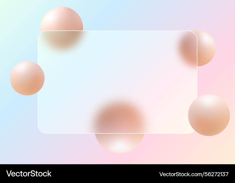Glass morphism abstract background with soft Glass morphism abstract background with soft vector image