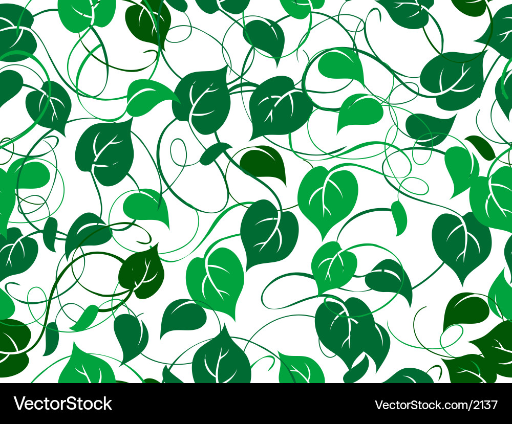 Lush Foliage Pattern Vector Image