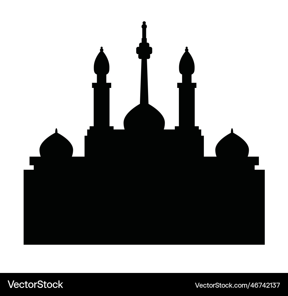 Schwarze einzelne Silhouetten von islamic ramadan Schwarze einzelne Silhouetten von islamic ramadan vektorbild
