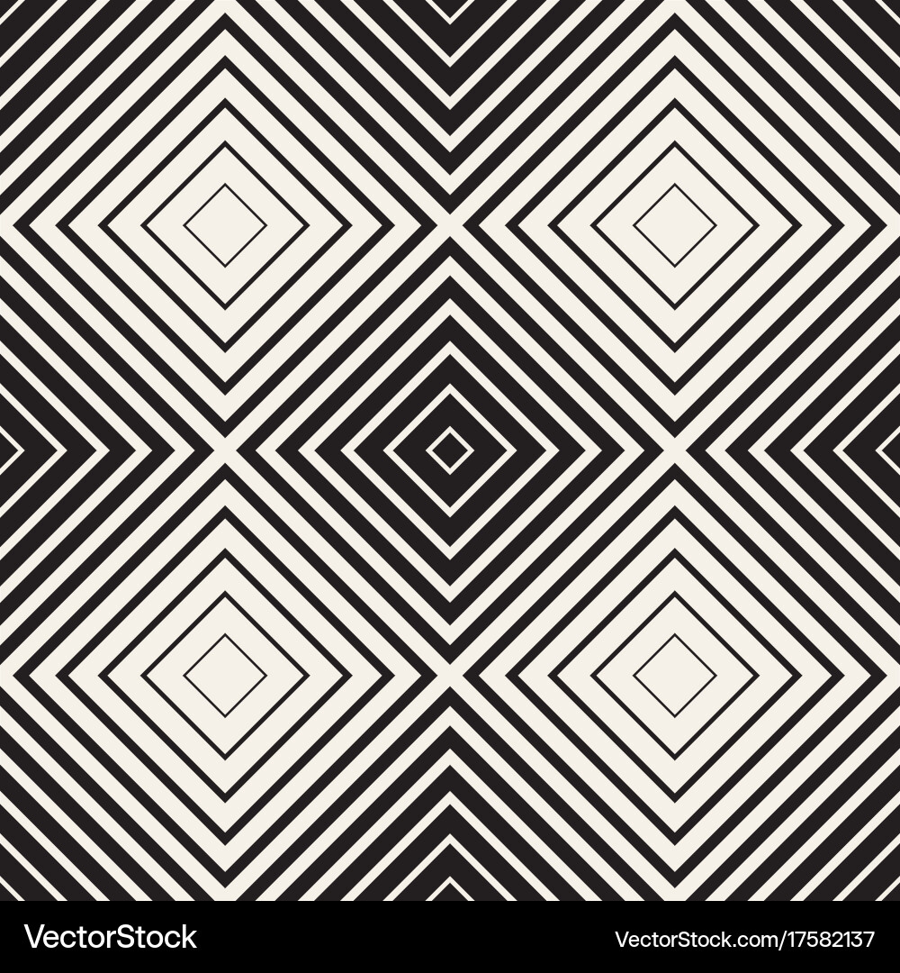 Seamless pattern with lines lattice vector image