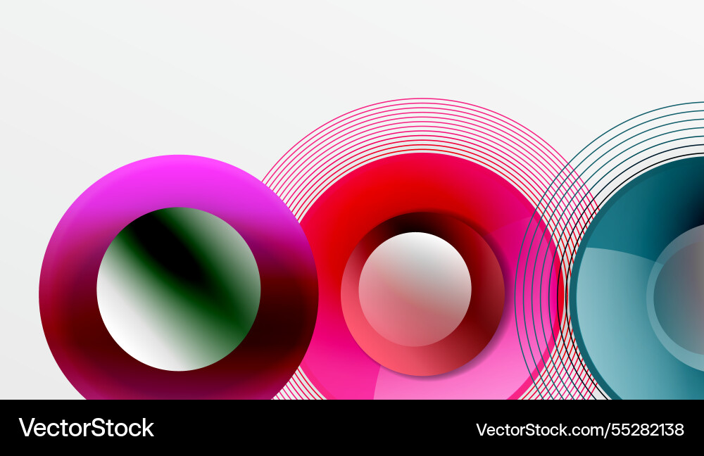 Abstract composition of overlapping circles Abstract composition of overlapping circles Vector Image
