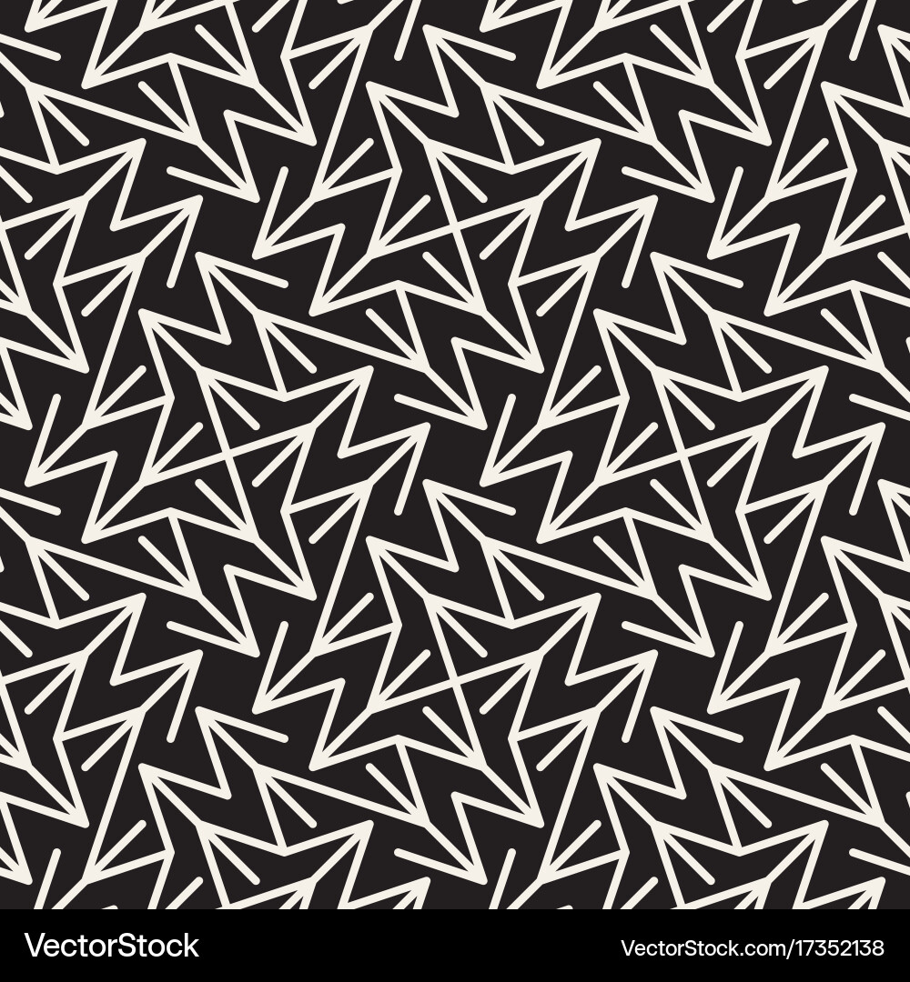 Abstract geometric pattern with stripes lines vector image