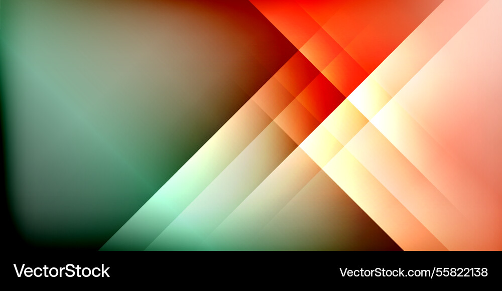 Dynamic shadow lines geometric shapes Vector Image