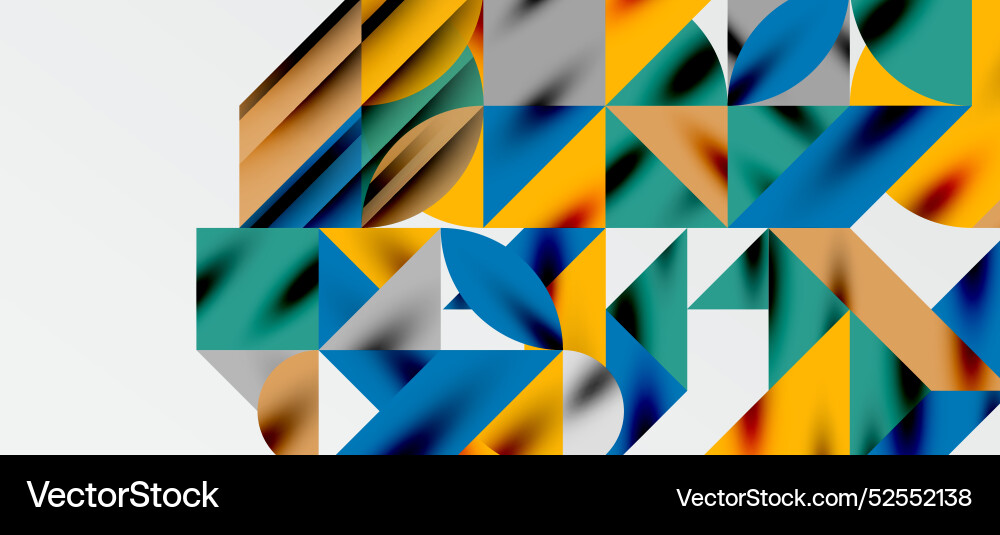 Geometric neo patterns abstract background Vector Image