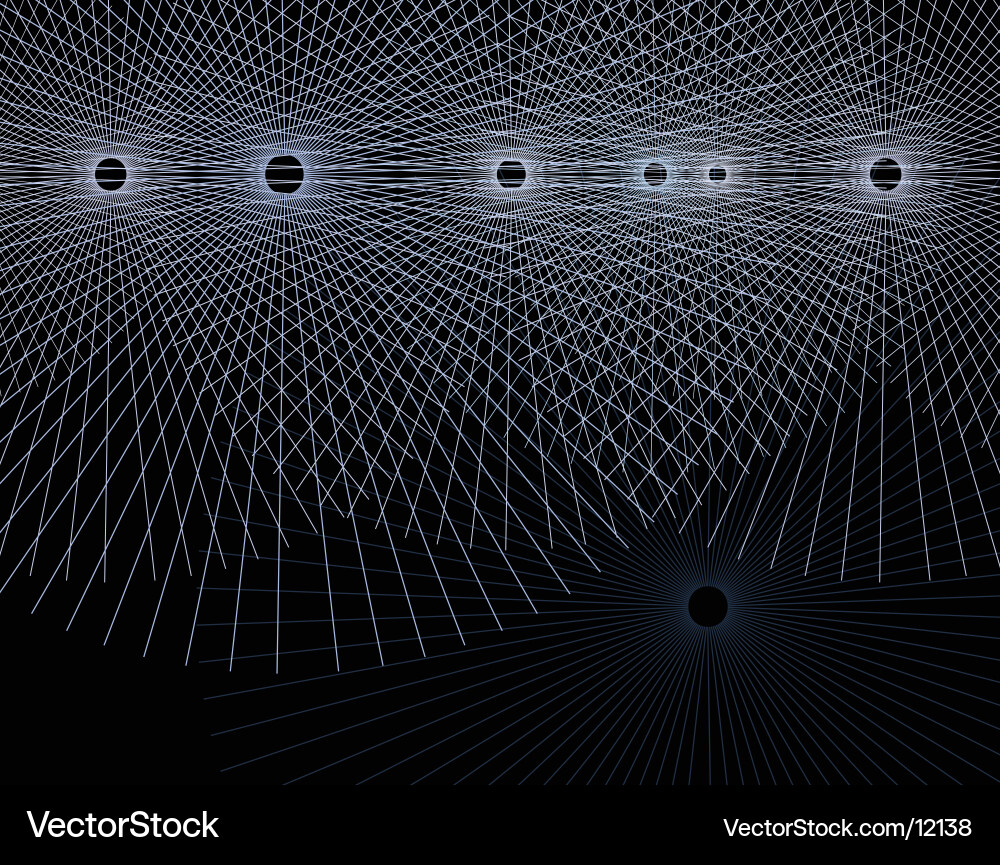 Interlocking Circles Mesh vector image