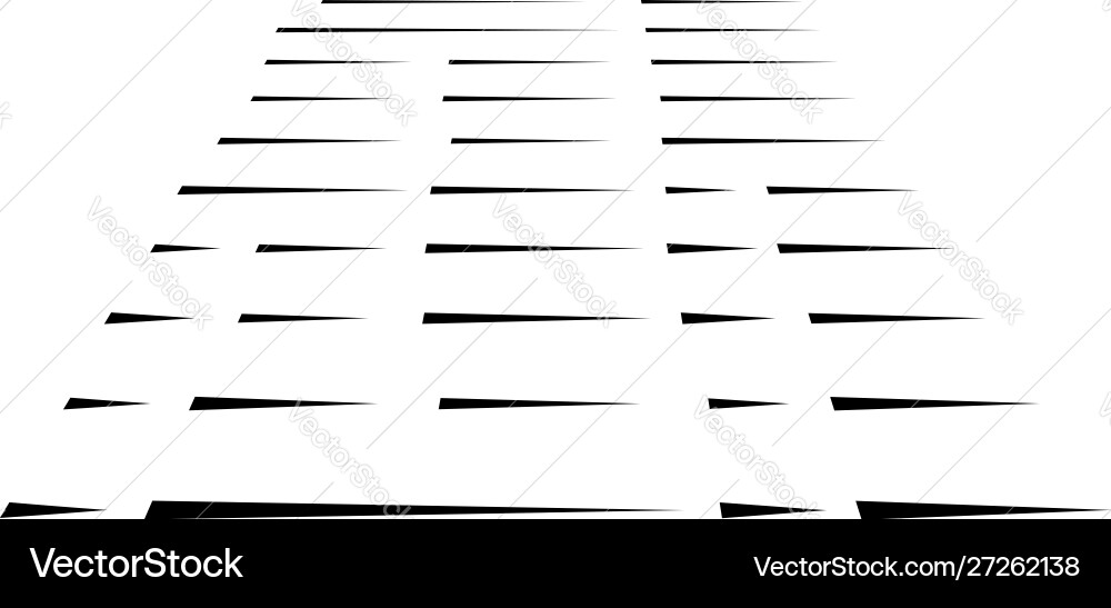 Irregular lines in 3d perspective segments Irregular lines in 3d perspective segments vector image