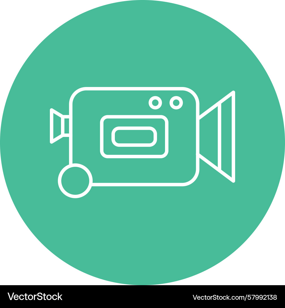 Recording line multi circle Vector Image