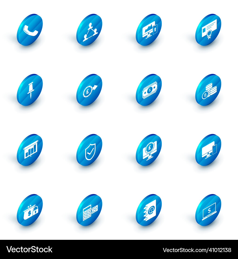 Set project team base schedule chart diagram Vector Image