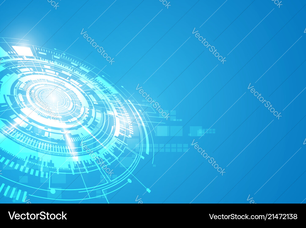 Tech sci fi digital futuristic concept background Vector Image