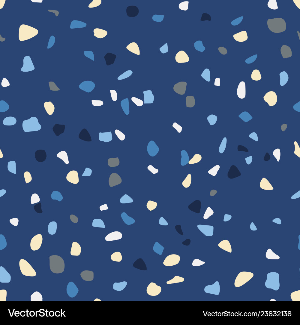 Terrazzo colorful seamless pattern abstract repeat Terrazzo colorful seamless pattern abstract repeat vector image