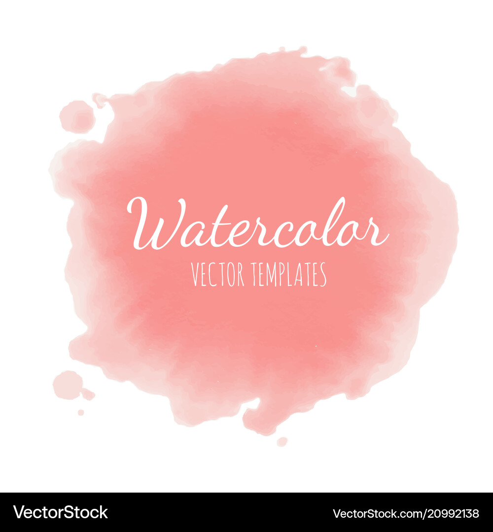 Wasserfarben-Splash Hintergrund Vektorbild