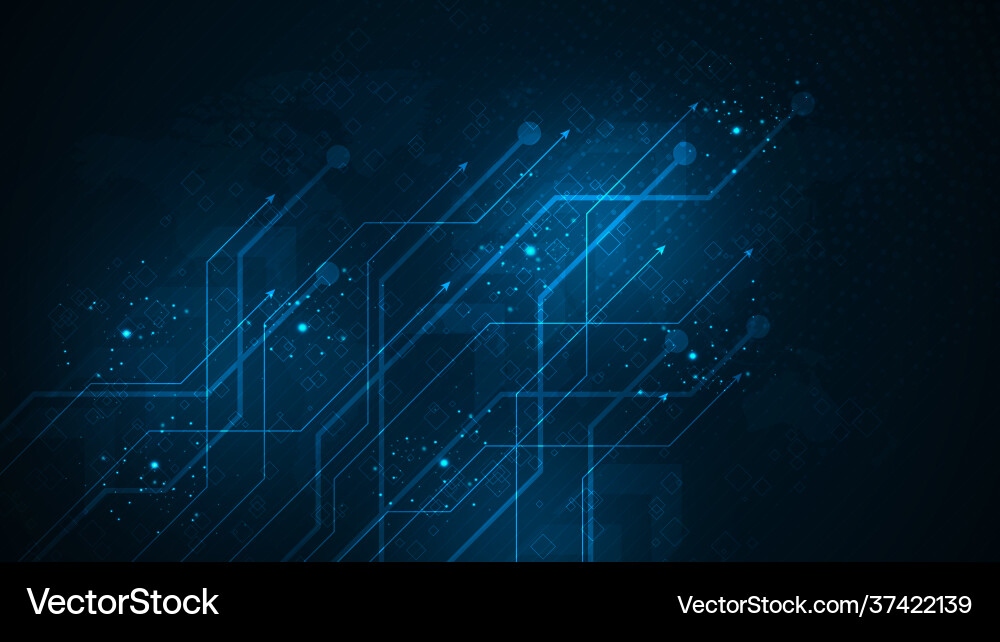 Communication network and internet system Vector Image