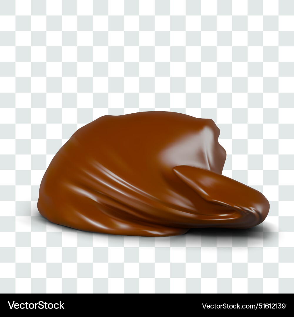 Detailed realistic butter cocoa spread soft Detailed realistic butter cocoa spread soft Vector Image