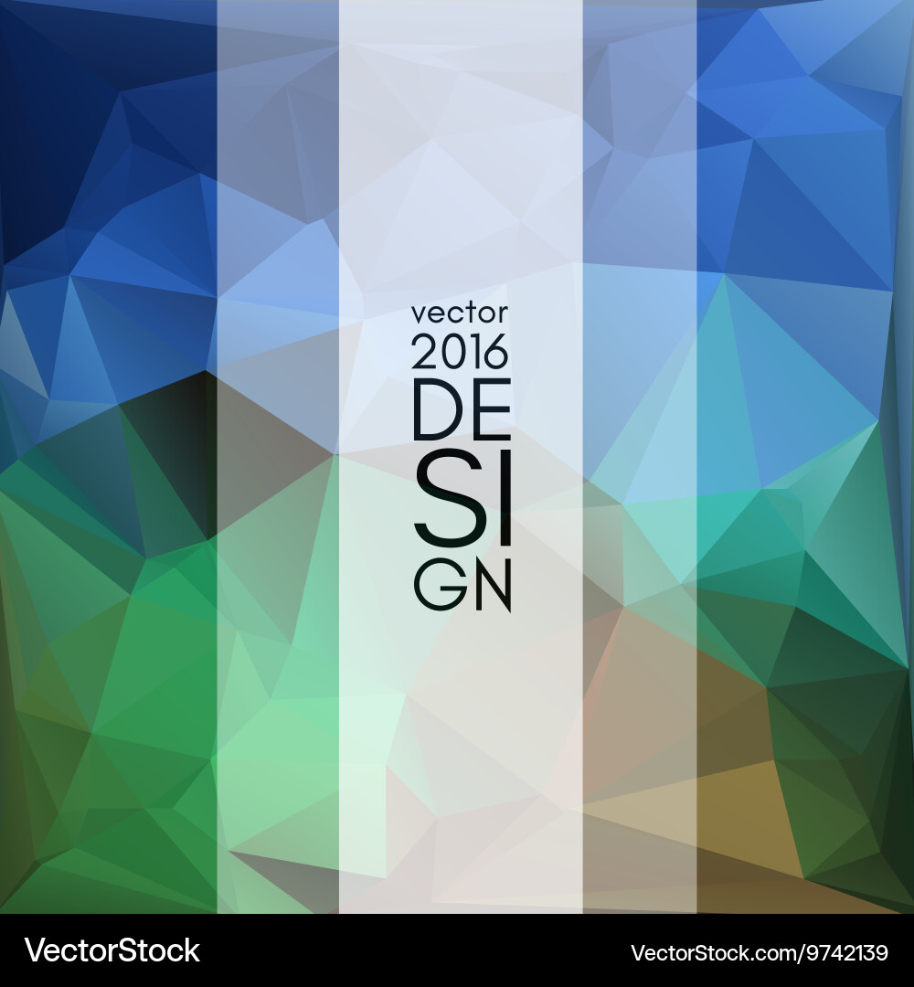 Geometric triangular abstract background vector image