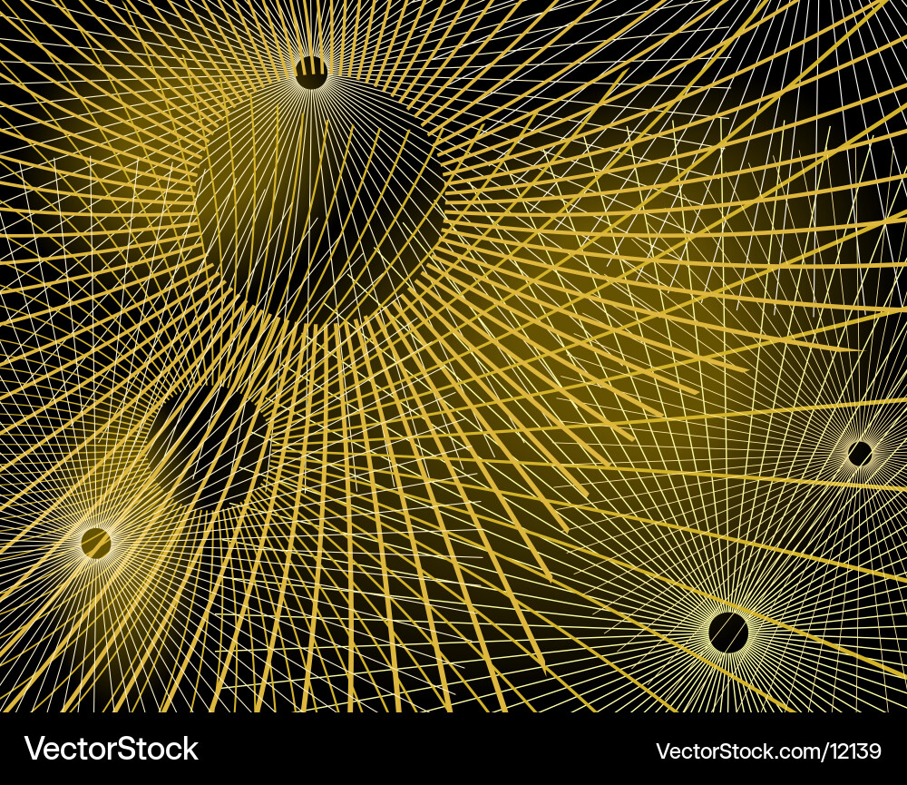 Intersecting Circles Pattern vector image