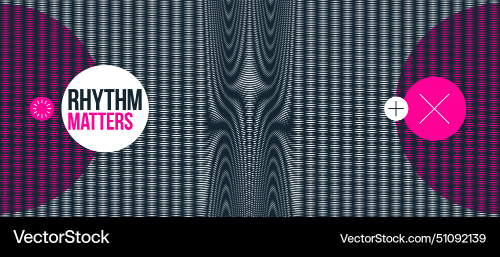 Moire abstract background linear contrast virtual Moire abstract background linear contrast virtual vector image