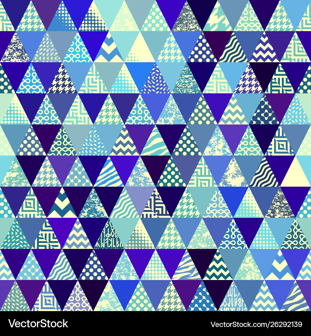Seamless pattern background a triangles Seamless pattern background a triangles vector image