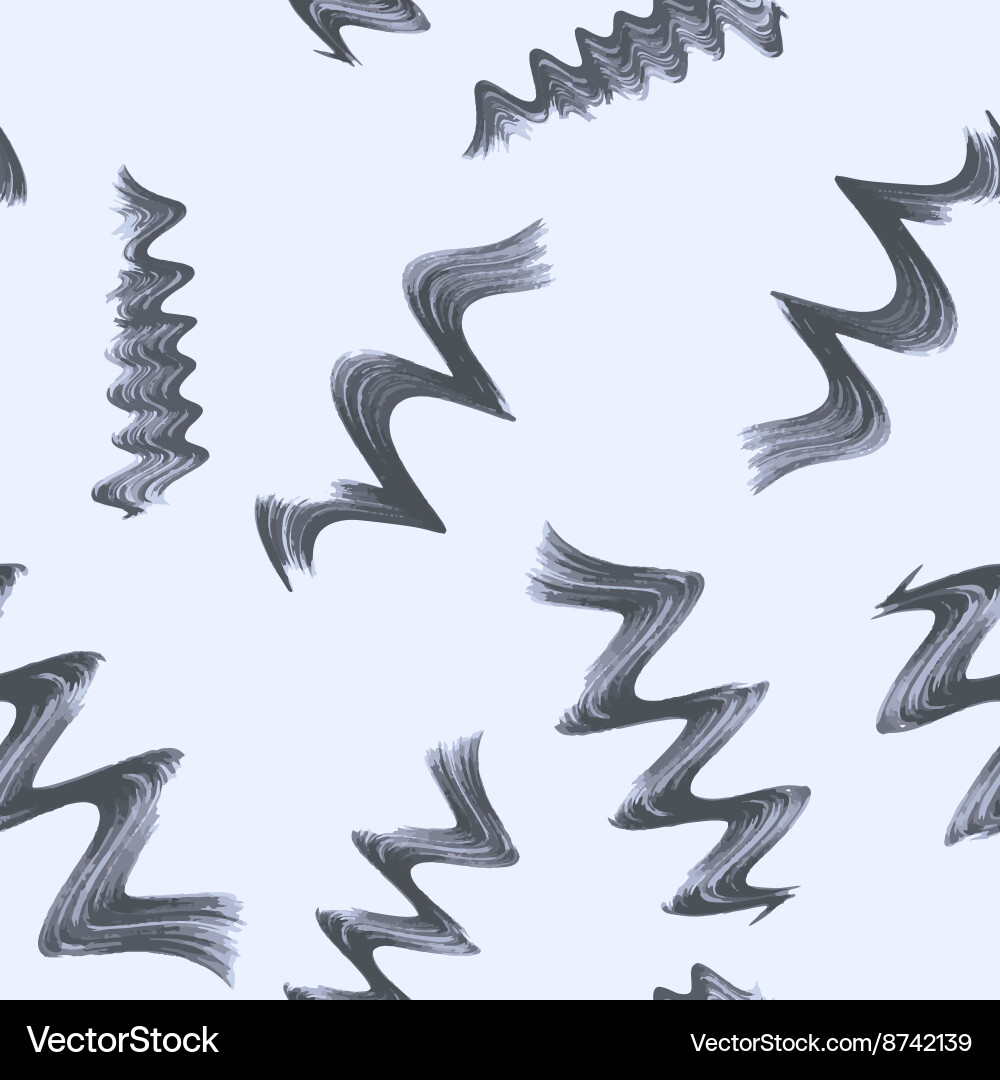 Seamless pattern with spiral curls vector image