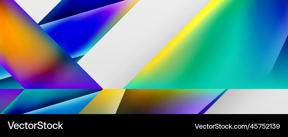 Triangle fluid color gradient abstract background Triangle fluid color gradient abstract background vector image