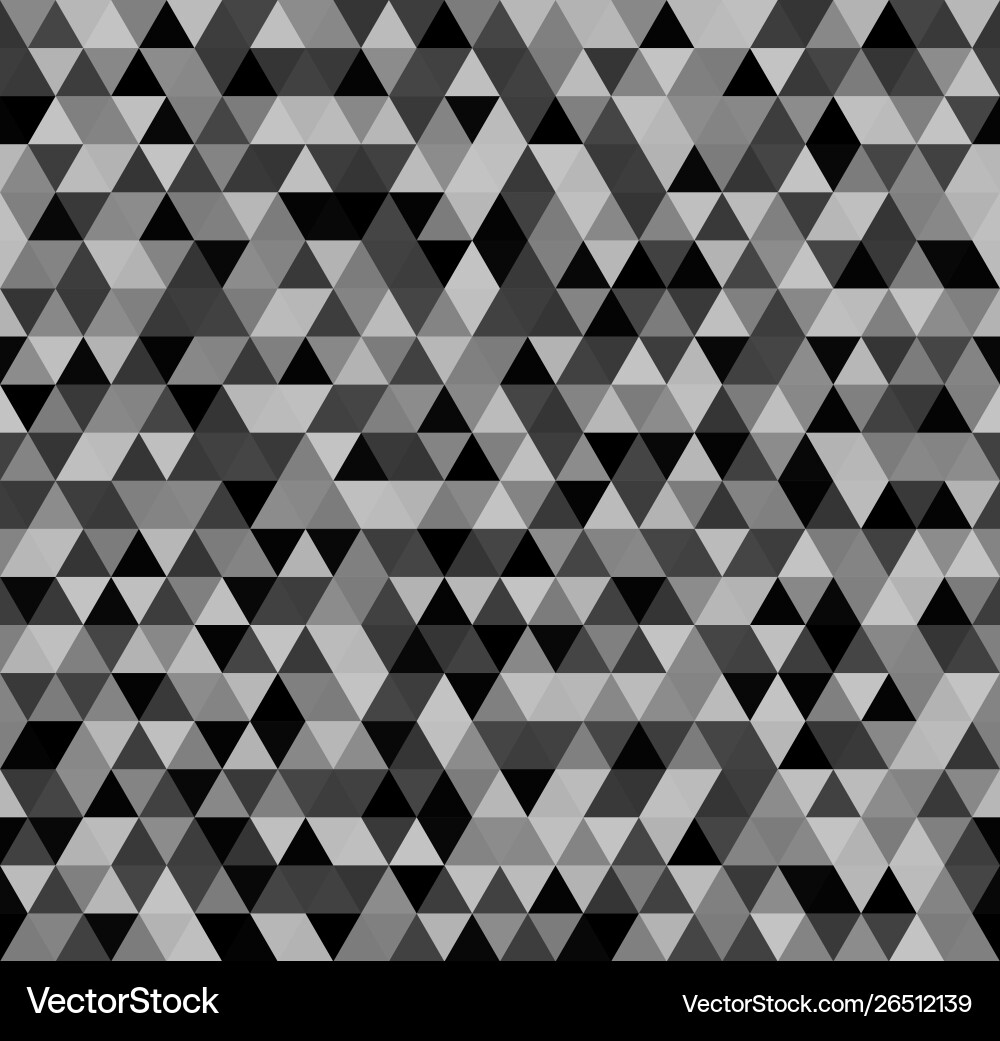 Triangle pattern seamless background vector image