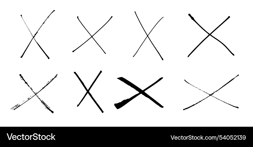 X Grunge Textur Icon Hand gezeichnete Skizze X Grunge Textur Icon Hand gezeichnete Skizze vektorbild