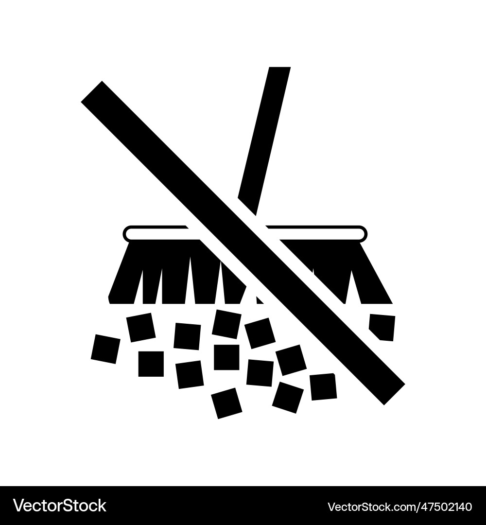 Caution label avoid creating dust Vector Image