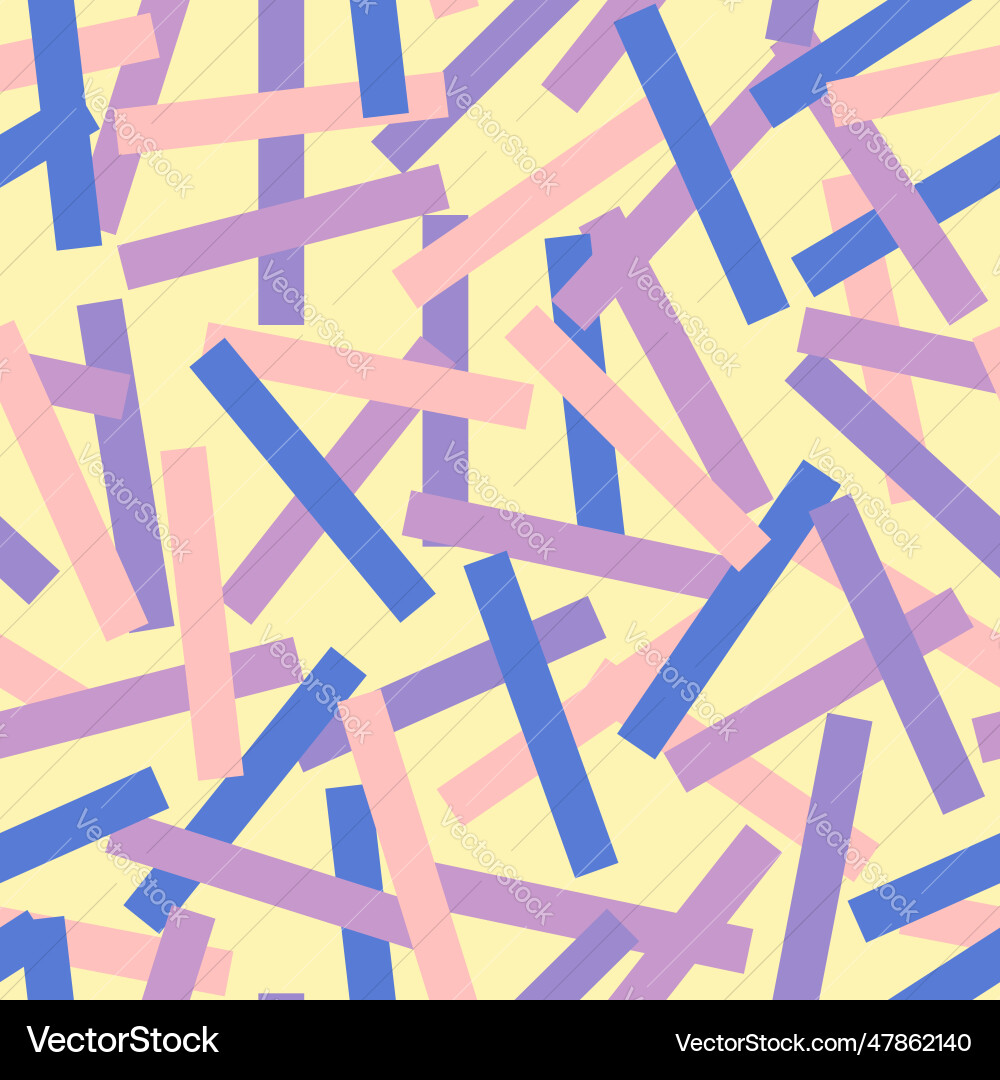 Geometric Lines Pattern - Retro Style vector image
