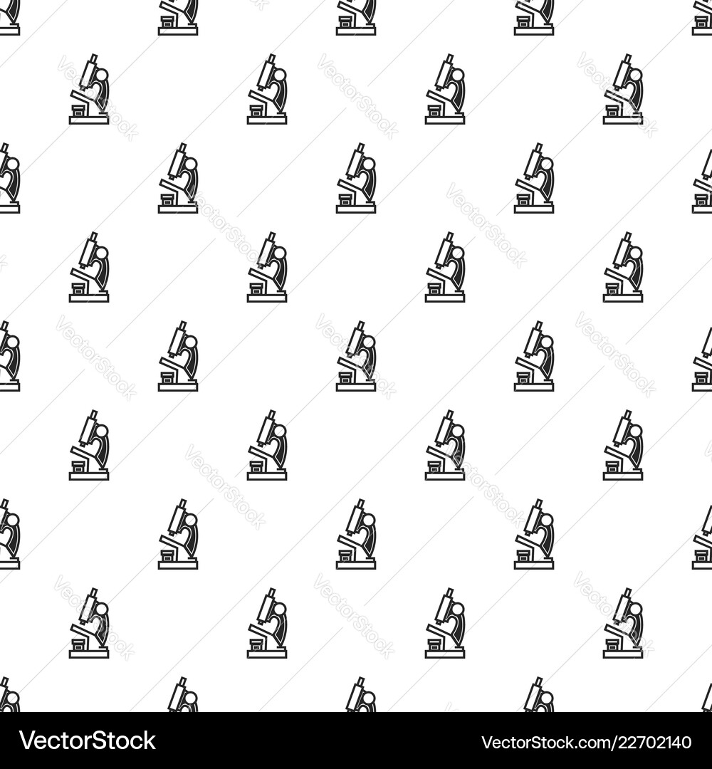 Microscope pattern seamless Microscope pattern seamless vector image
