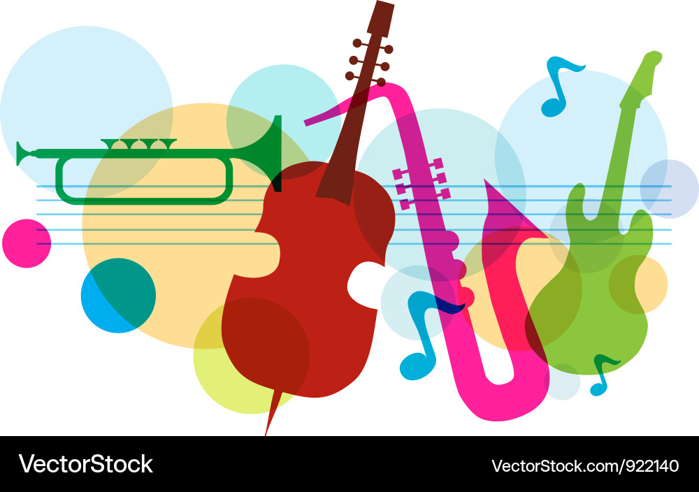 Musical Notes and Instruments vector image