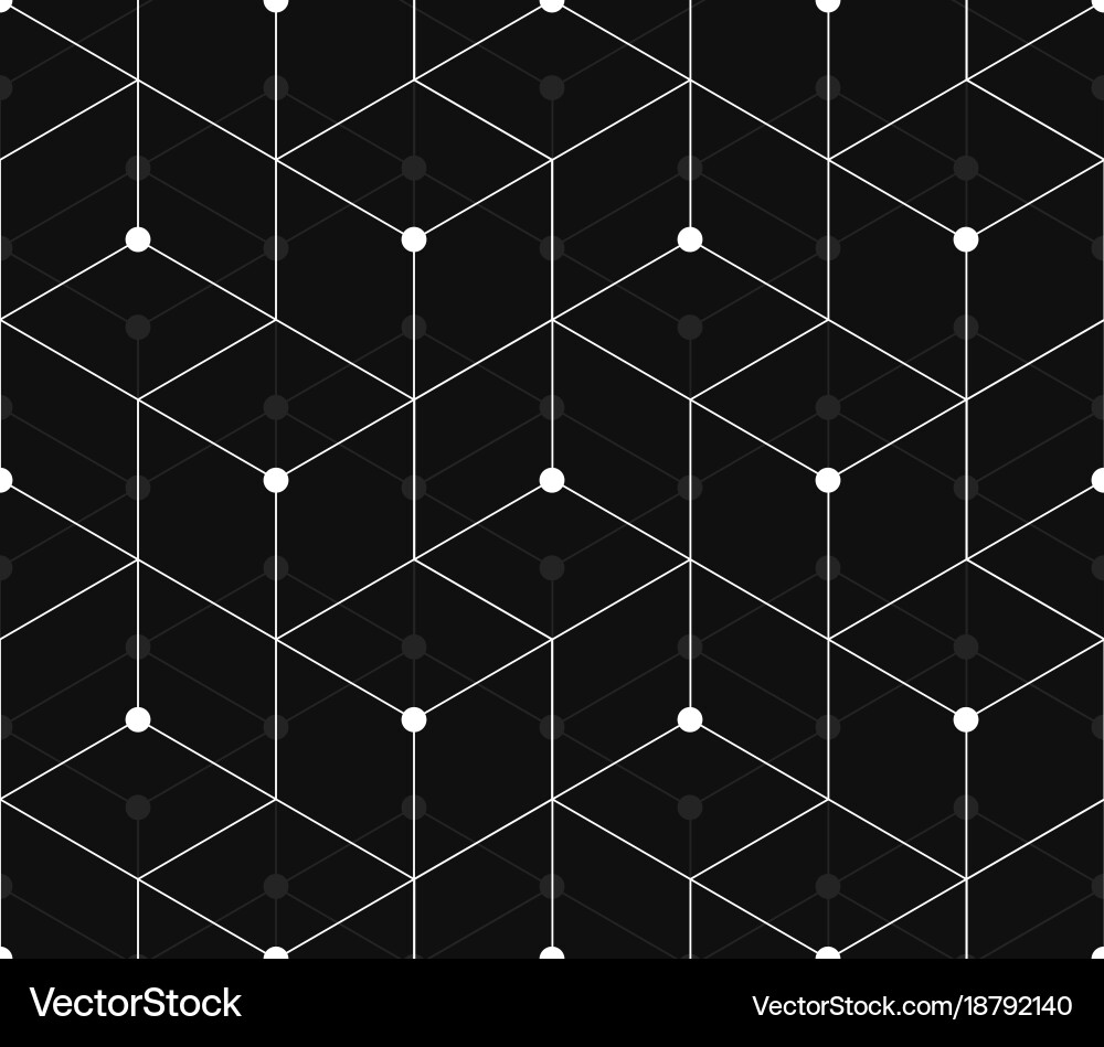 Seamless pattern of triangles and rhombuses Vector Image