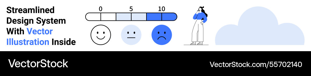 User feedback scale with rating bar emotions User feedback scale with rating bar emotions vector image