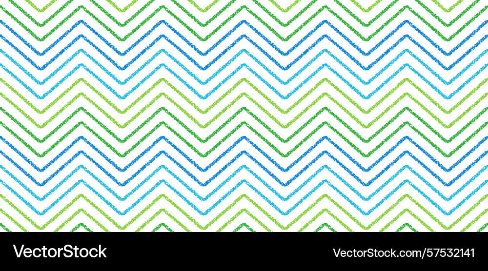Crayon seamless pattern with zigzag lines Crayon seamless pattern with zigzag lines vector image
