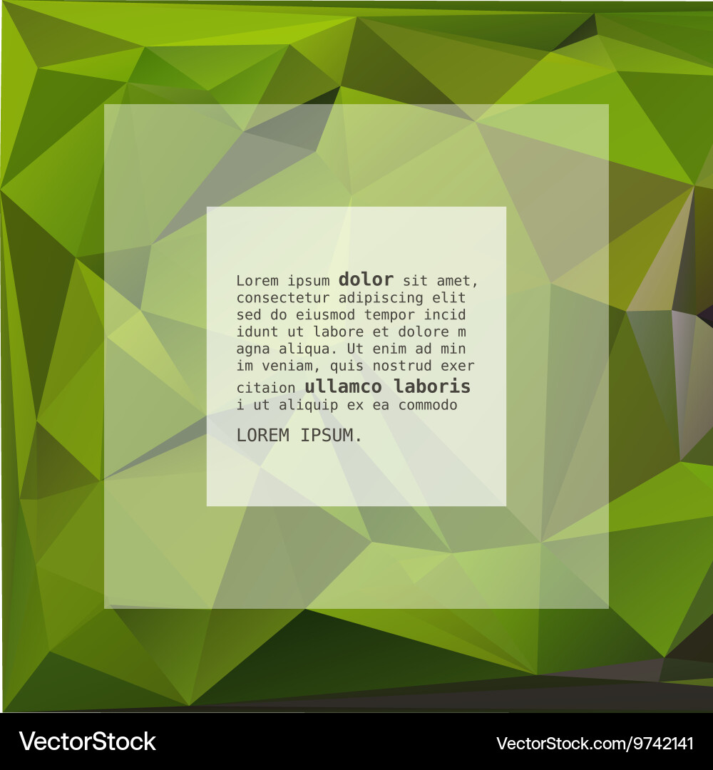 Geometric triangular abstract background vector image